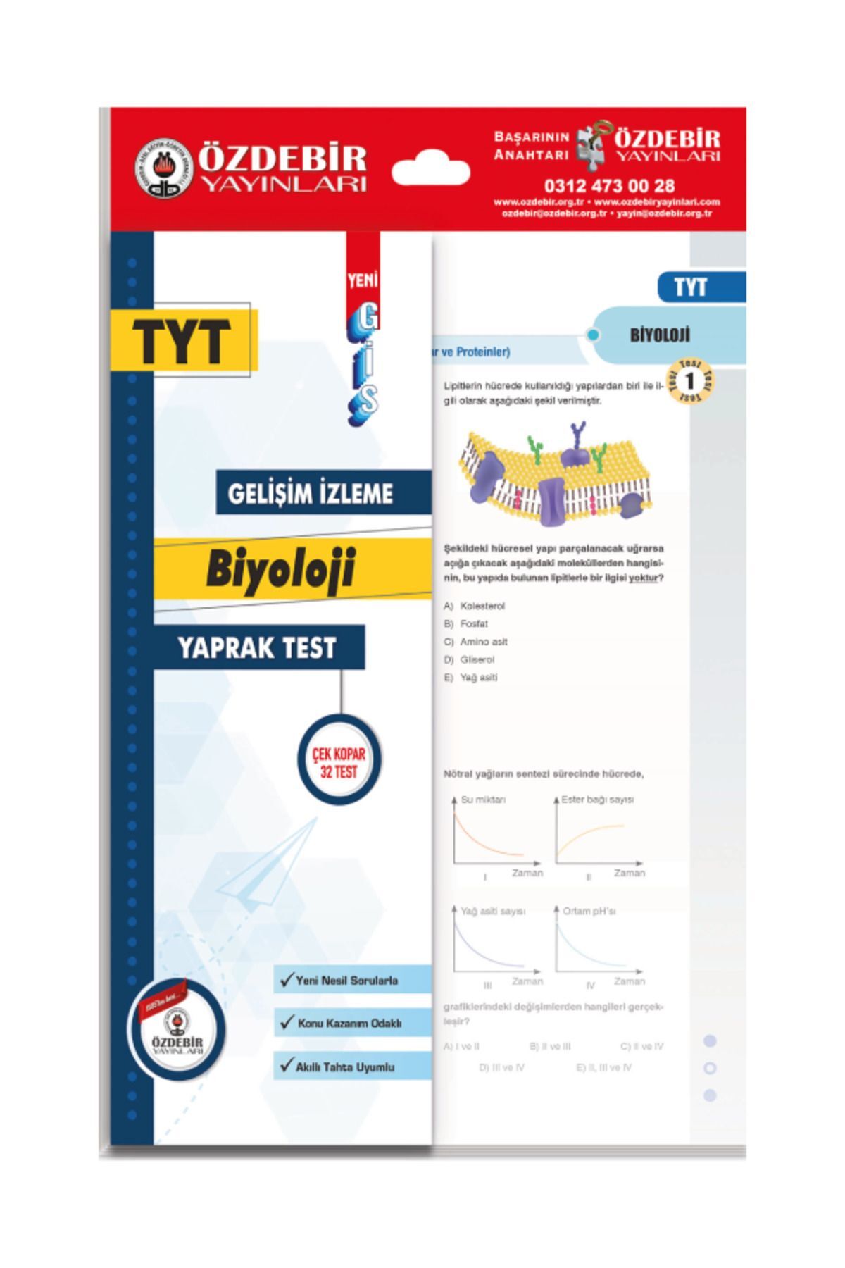 Özdebir Yayınları TYT Problemler ve Sayısal Yaprak Test Seti - Görsel 7