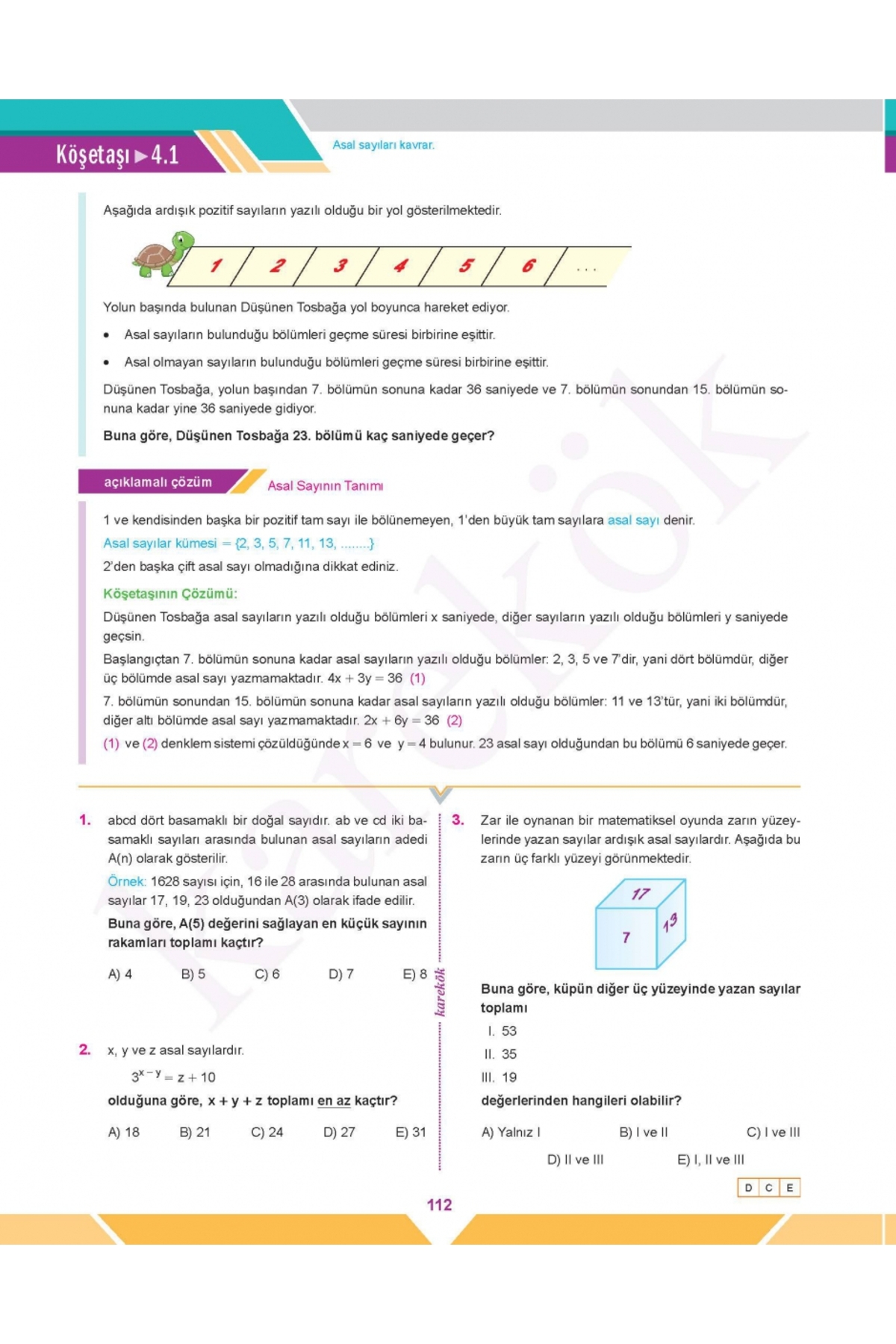 Karekök Yayınları TYT Matematik MPS 1.Kitap - Görsel 2