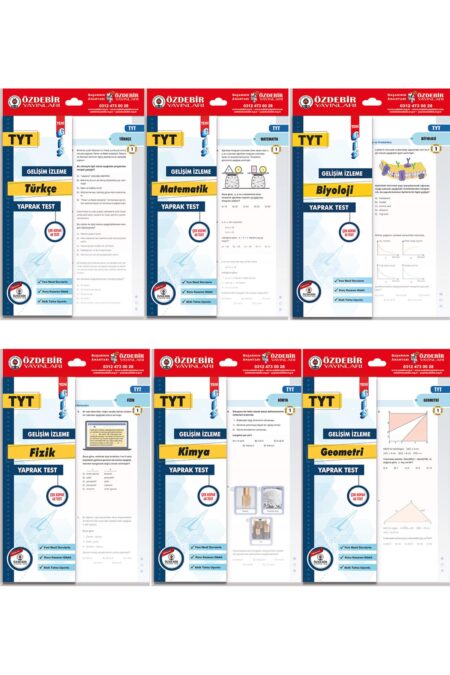 Özdebir Yayınları TYT Sayısal Yaprak Test Seti