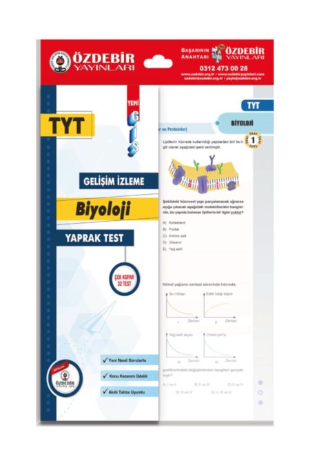 Özdebir Yayınları TYT Biyoloji Yaprak Test