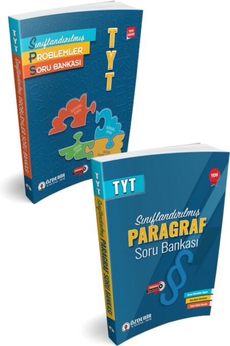 Özdebir Yayınları TYT Sınıflandırılmış Paragraf ve Problemler Soru Bankası Seti