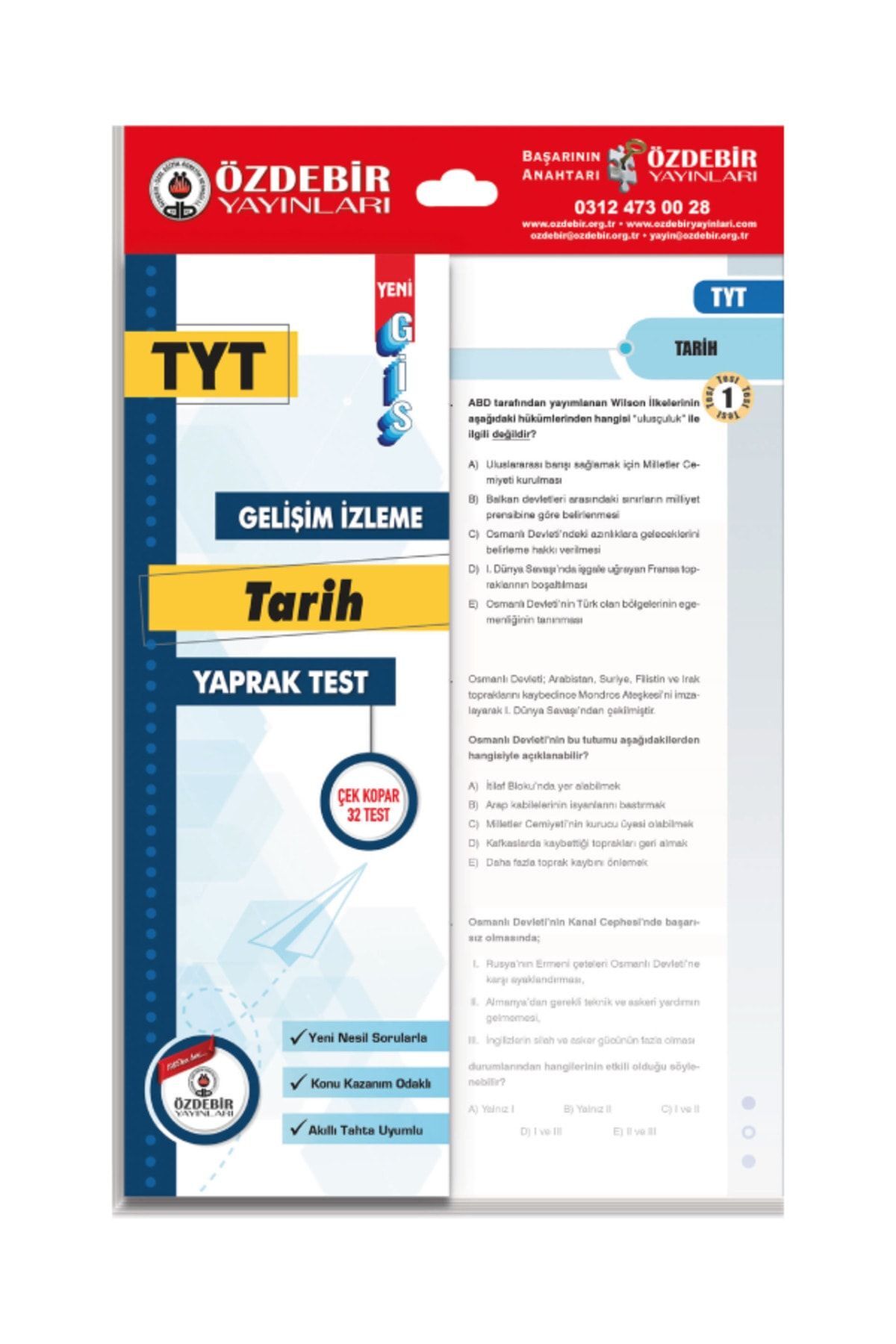 Özdebir Yayınları TYT Yaprak Test Seti - Görsel 4