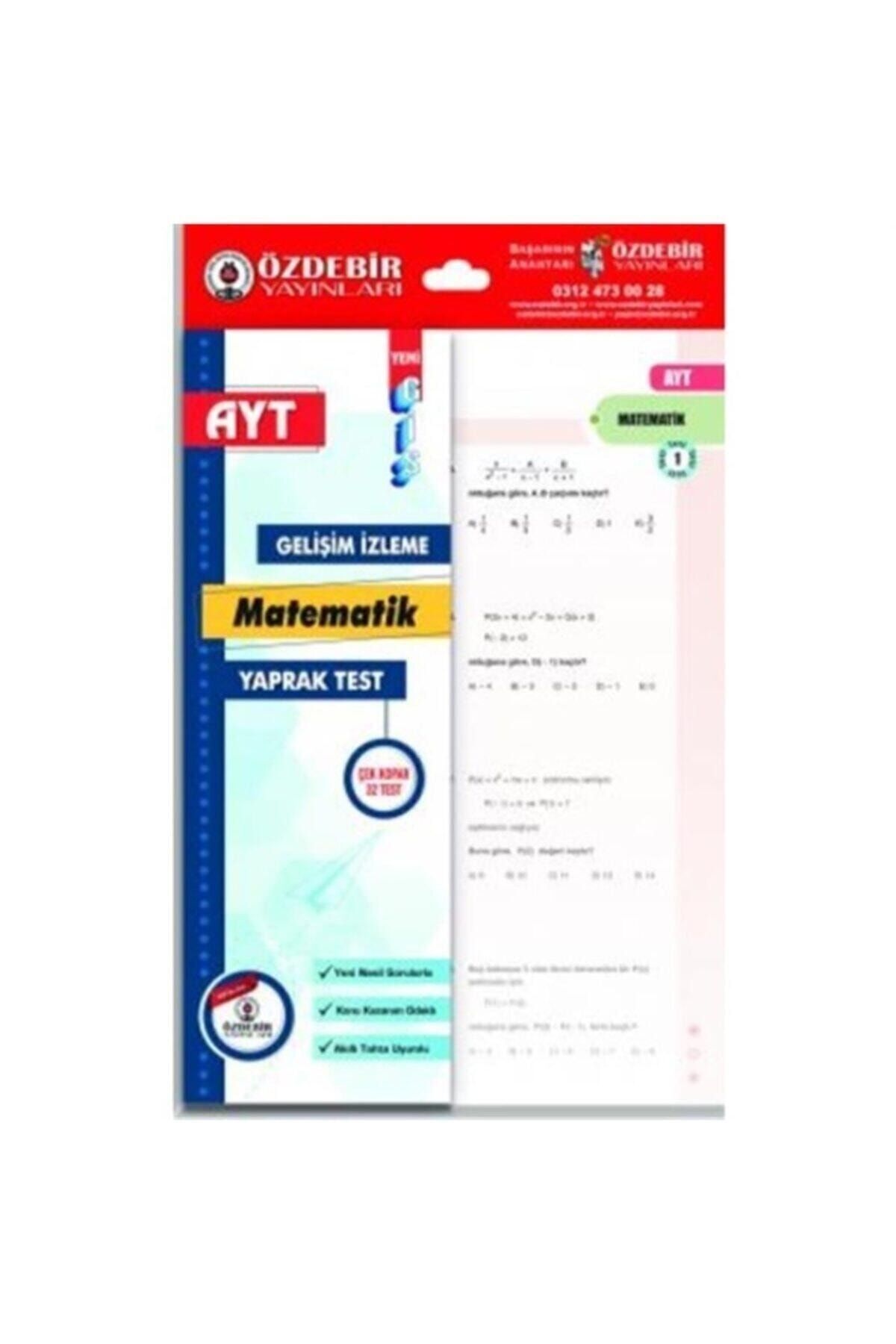 Özdebir Yayınları AYT Matematik Yaprak Test - Görsel 3
