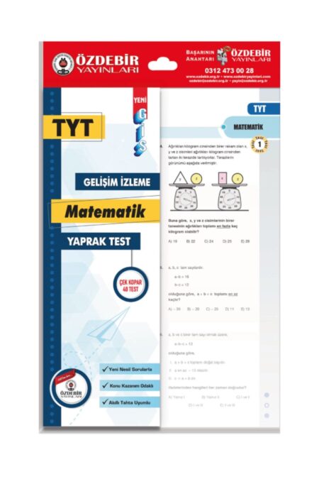 Özdebir Yayınları TYT Matematik Yaprak Test