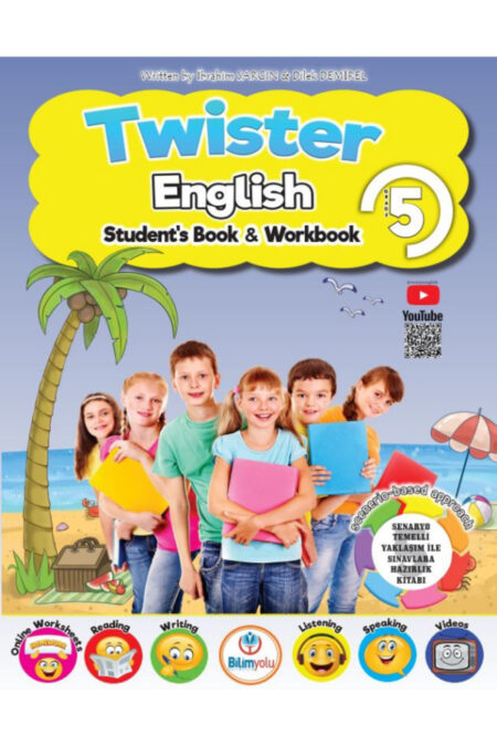Bilimyolu Yayıncılık 5.Sınıf Twister English Student's Book & Workbook İbrahim Sargın