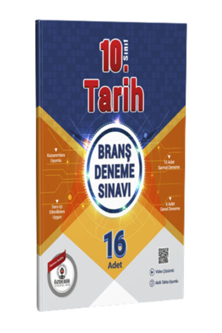 Özdebir Yayınları 10.Sınıf Tarih Branş Deneme Sınavı