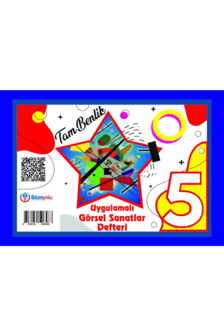 Bilimyolu Yayıncılık 5.Sınıf Küçük Boy (25X35) Tam Benlik Uygulamalı Görsel Sanatlar Defteri