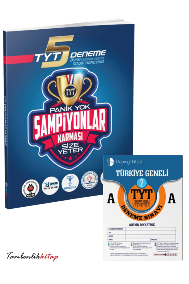 Bilimyolu Yayıncılık Şampiyonlar Karması TYT 5+1 Deneme Seti