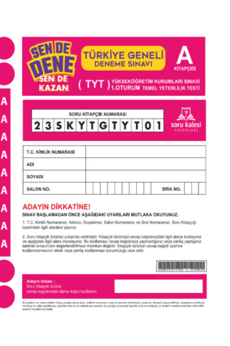 Bilimyolu Yayıncılık Şampiyonlar Karması TYT 5+1 Deneme Seti - Görsel 6