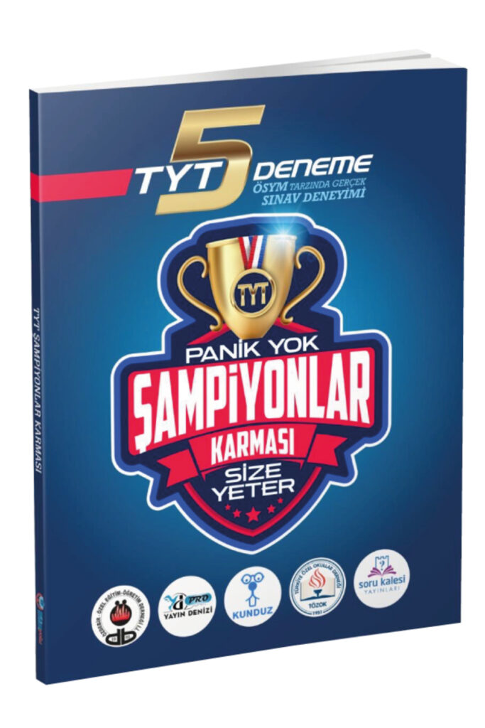 Bilimyolu Yayıncılık TYT 5 Deneme Panik Yok ŞAMPİYONLAR KARMASI Size Yeter