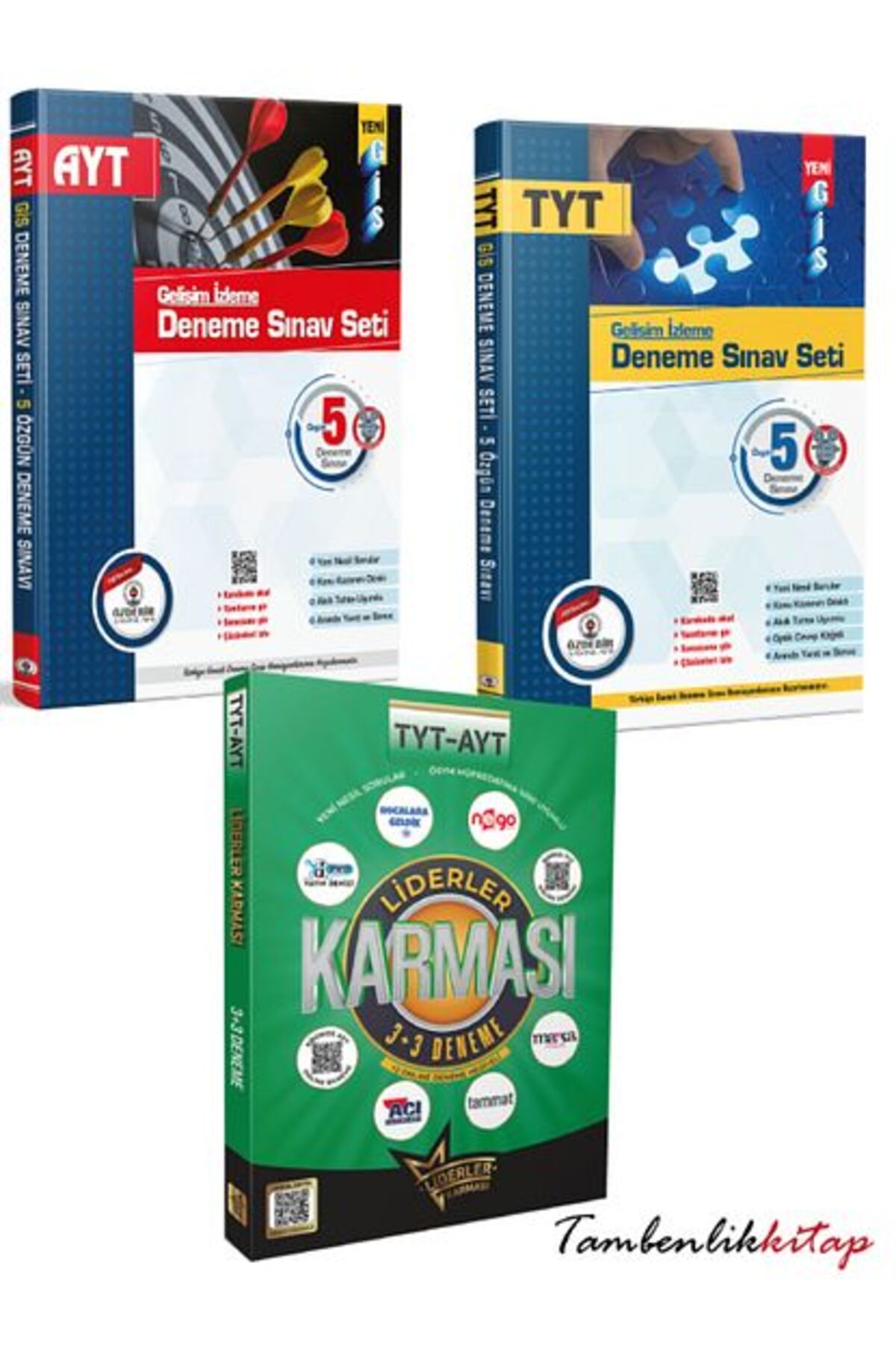 Liderler Karması TYT-AYT 8+8 Deneme Sınavı Seti