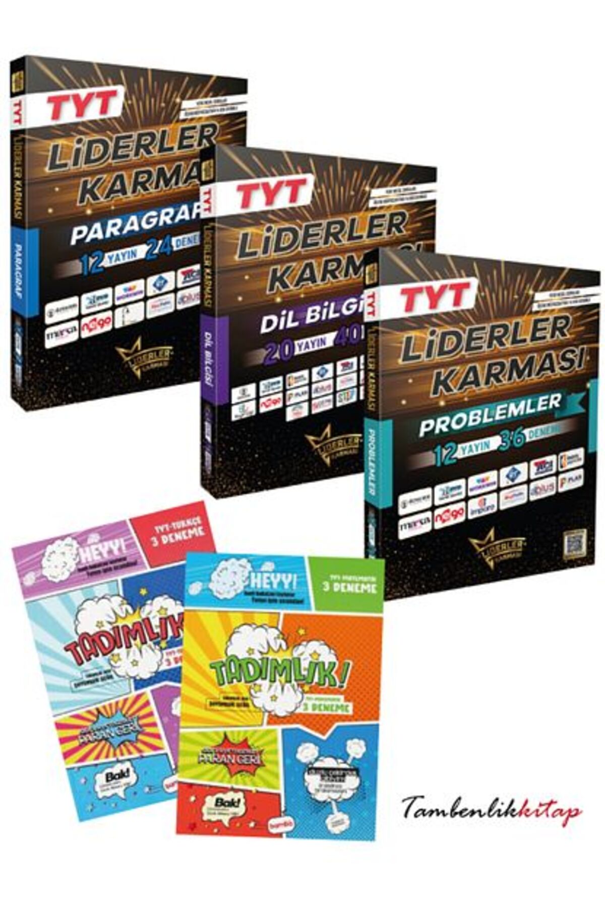 Liderler Karması Paragraf, Dil Bilgisi, Problemler Deneme Seti +6 Türkçe, Matematik Deneme - Görsel 3