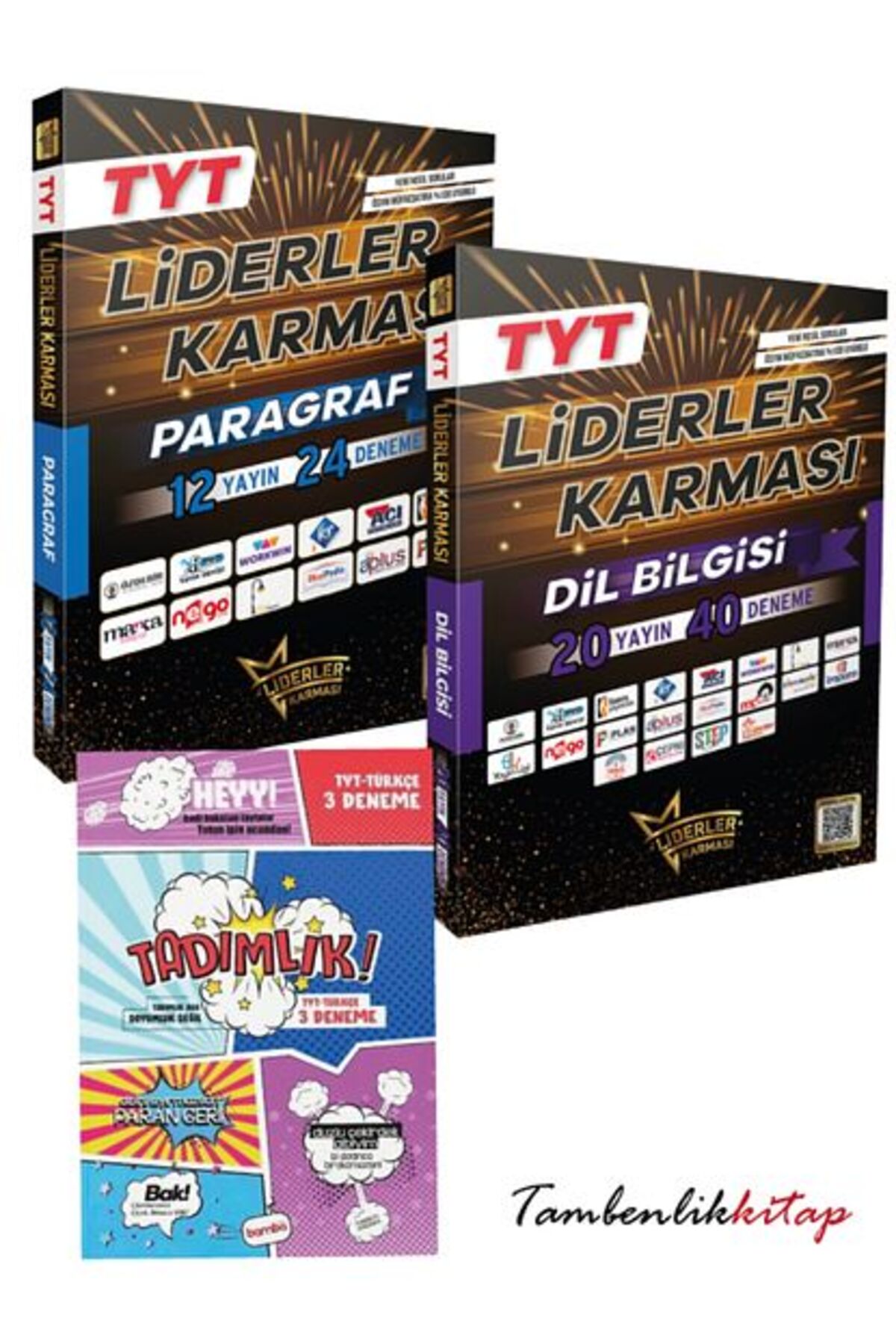 Liderler Karması TYT Paragraf, Dil Bilgisi Branş Deneme Seti +3 Türkçe Deneme - Görsel 3
