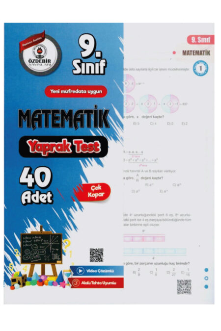 Özdebir Yayınları 9.Sınıf Matematik Yaprak Test