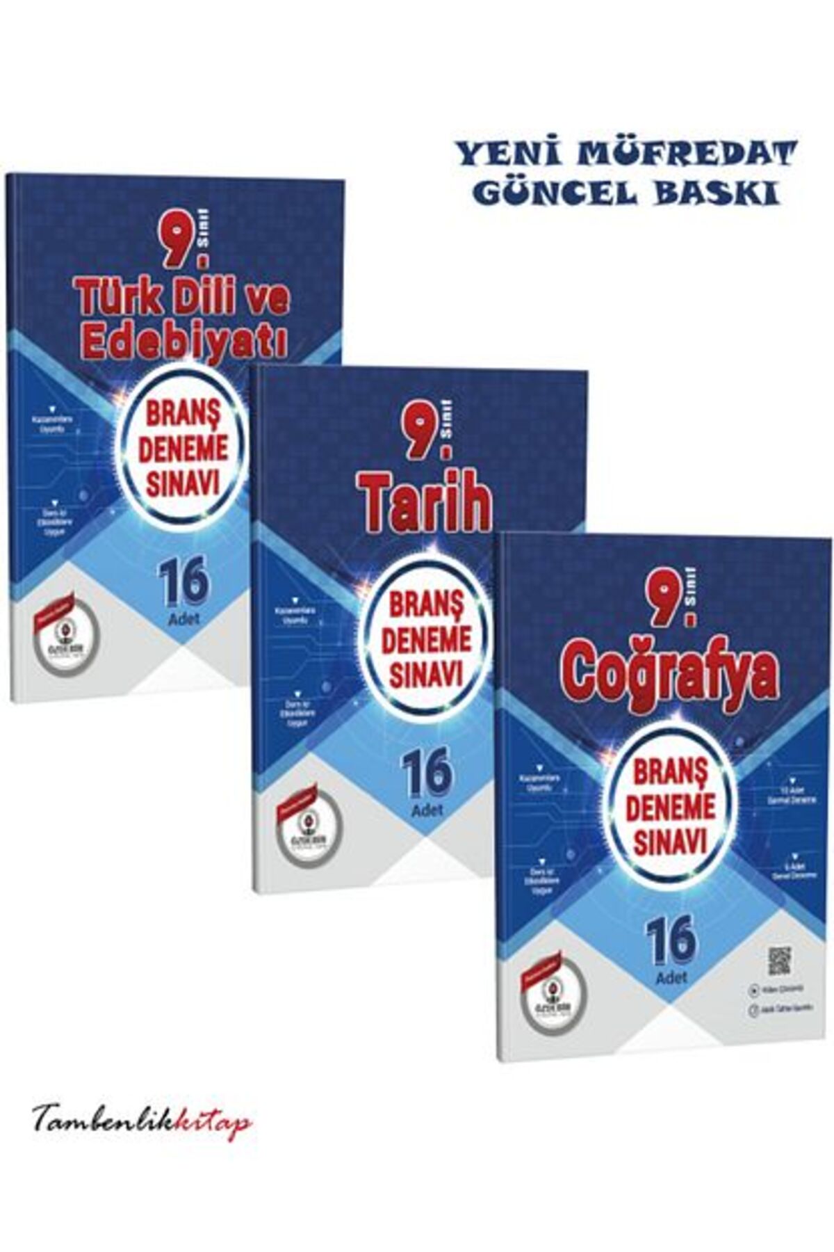 Özdebir Yayınları 9.Sınıf Güncel Müfredat Sözel Branş Deneme Seti (Edebiyat, Tarih, Coğrafya) - Görsel 3