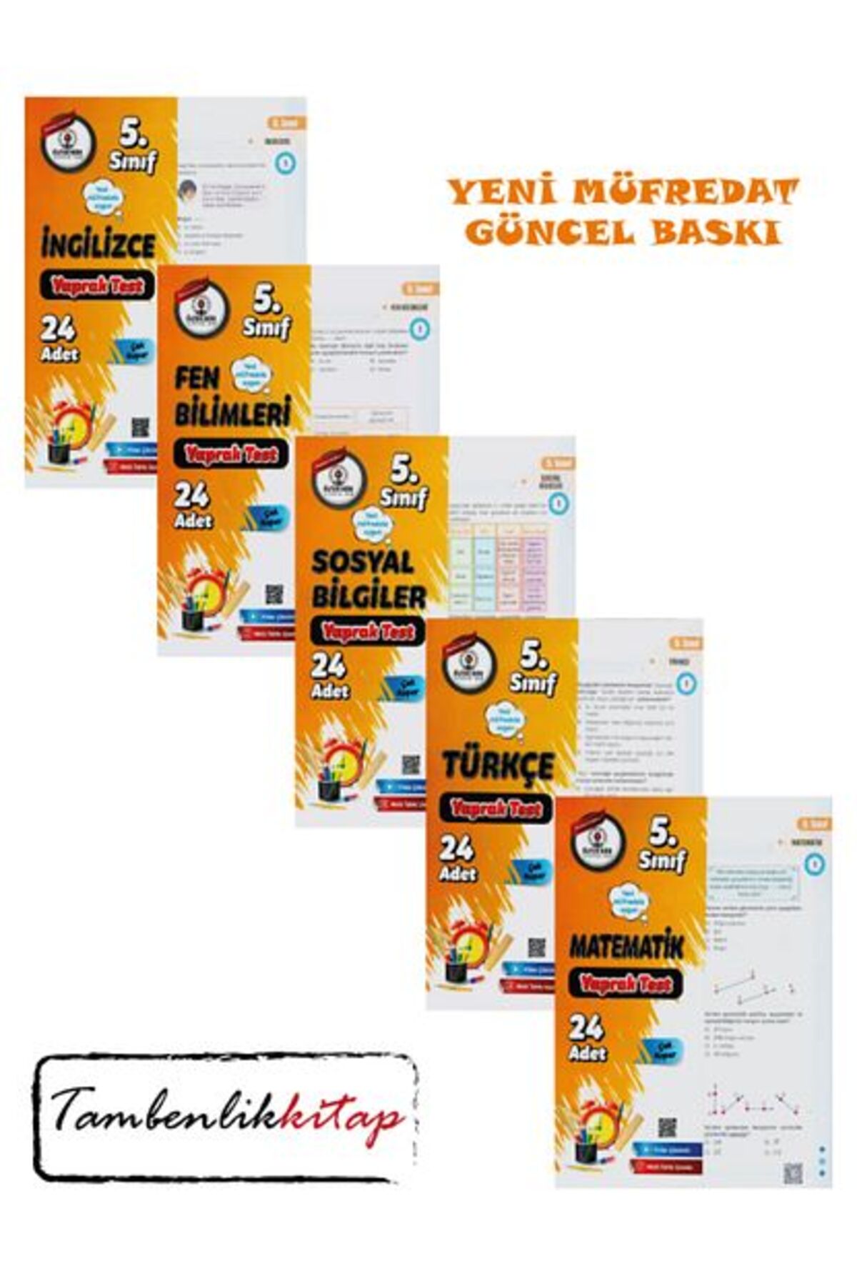 Özdebir Yayınları 5.Sınıf Yeni Müfredat Tüm Dersler Yaprak Test Seti - Görsel 2