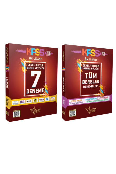 Liderler Karması KPSS GYGK Ön Lisans 7 Genel Deneme ve 29lu Branş Deneme Seti