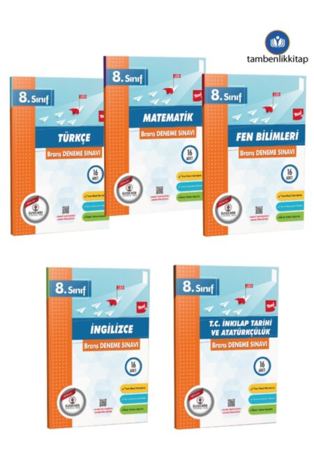 Özdebir Yayınları 8.Sınıf LGS 5'li Branş Deneme Seti