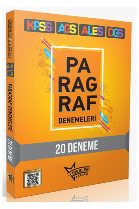Liderler Karması KPSS AGS ALES DGS Paragraf 20 Deneme