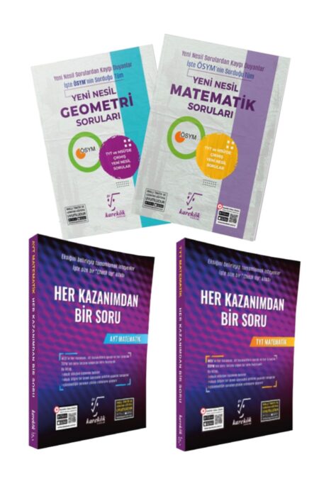 Karekök Yayınları Yeni Nesil Sorularla TYT-AYT Matematik Her Kazanımdan Bir Soru Seti