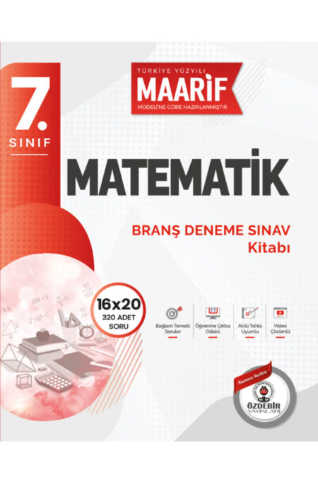 7.Sınıf Matematik 16X20 Branş Deneme (Maarif Modeli'ne Göre Hazırlanmıştır)