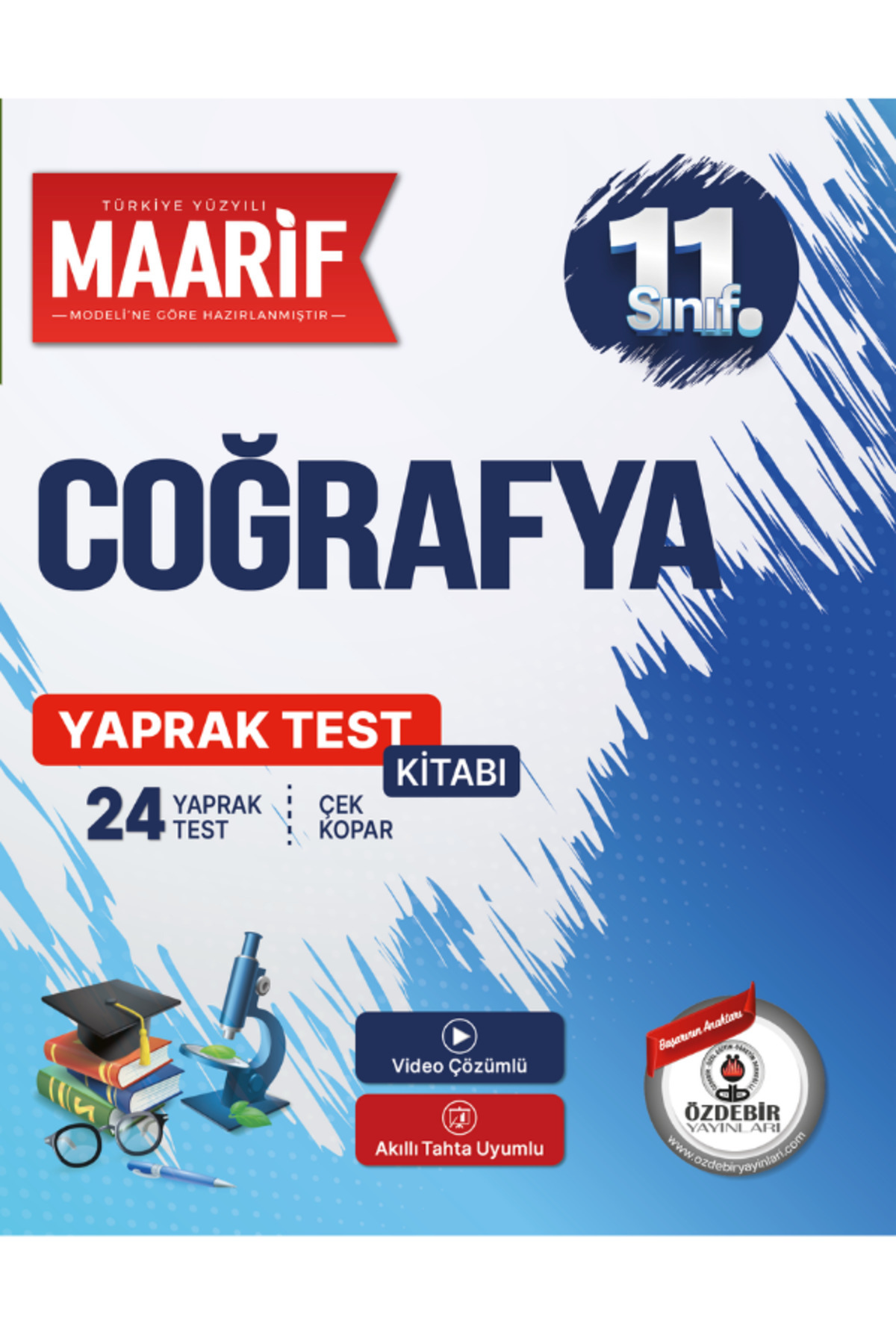 11.Sınıf Coğrafya 24 Yaprak Test (Maarif Modeli'ne Göre Hazırlanmıştır)