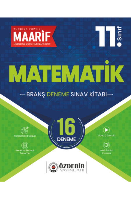 11.Sınıf Matematik 16 Branş Deneme (Maarif Modeli'ne Göre Hazırlanmıştır)